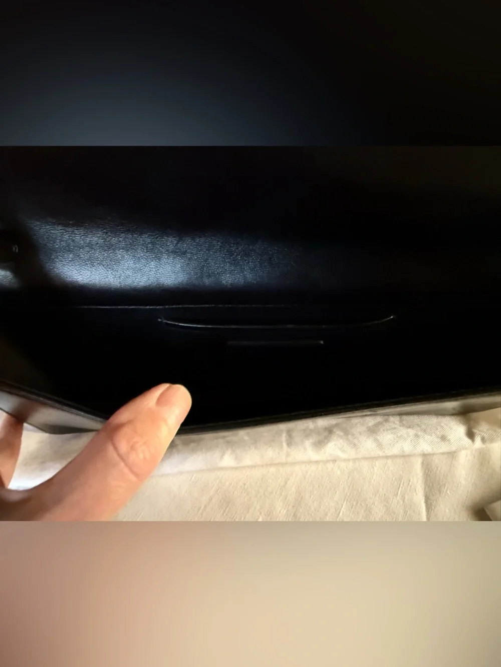 DIOR Lady Dior Pouch Black Cannage Lambskin with Detachable Chain - Picture 5 of 9